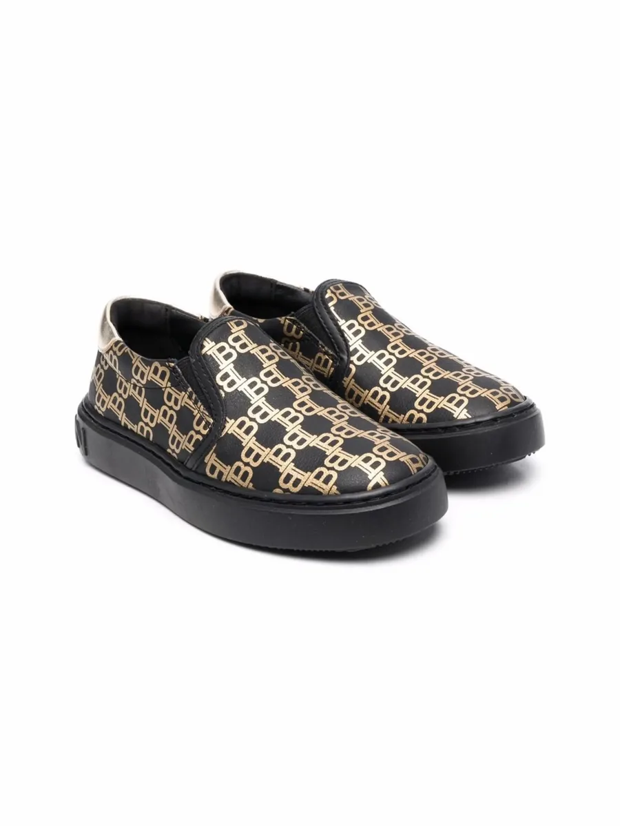 monogram-print slip-on sneakers 2
