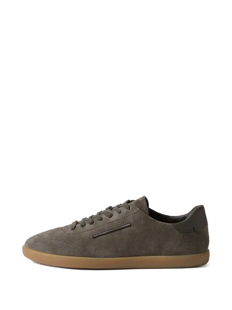 suede lace-up sneakers