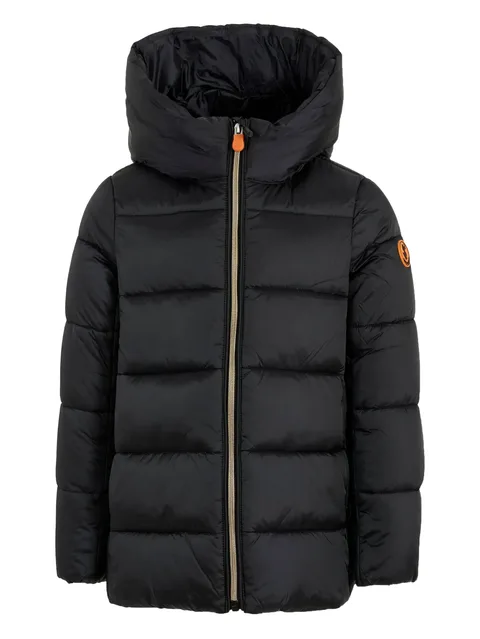 стеганая куртка с капюшоном