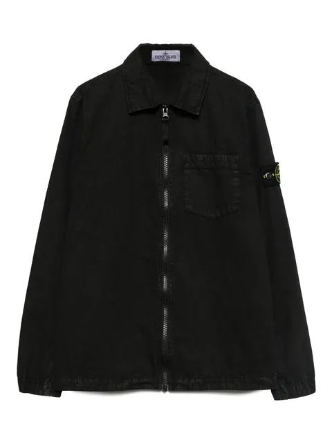 zipped shirt jacket