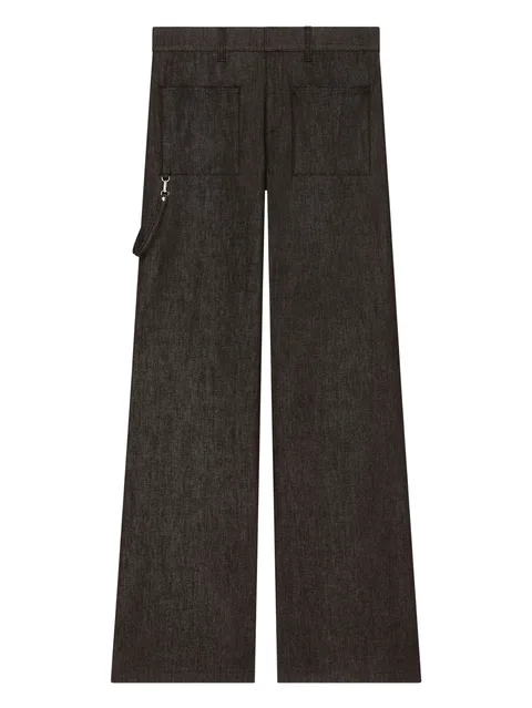 джинсы bootcut с карманами