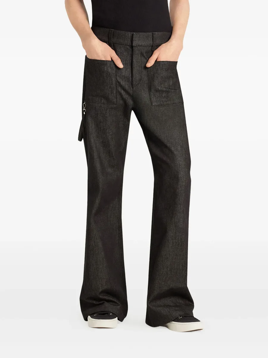 джинсы bootcut с карманами 8