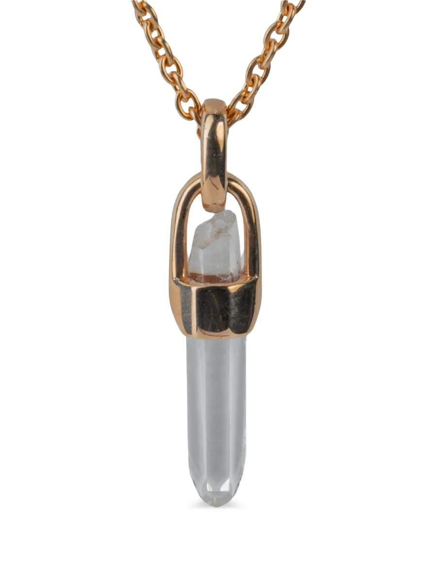 колье lemurian с кварцем 2