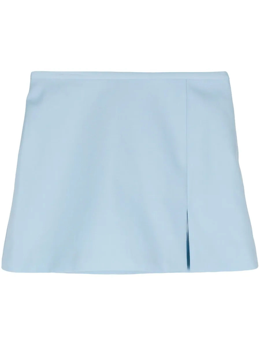 slit detail knitted miniskirt 2