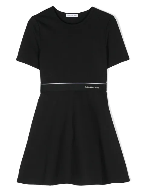 Punto Milano flared dress