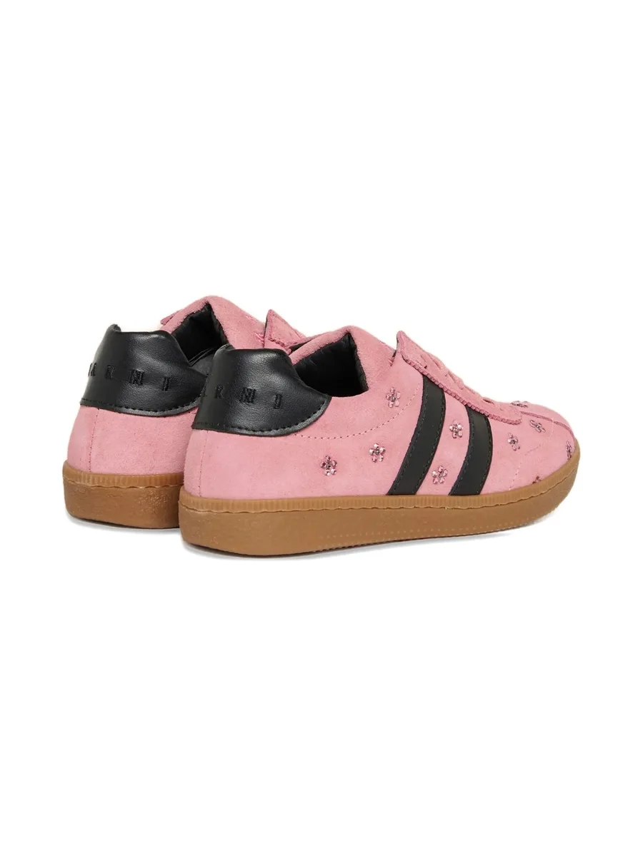 flower-embellished sneakers 6