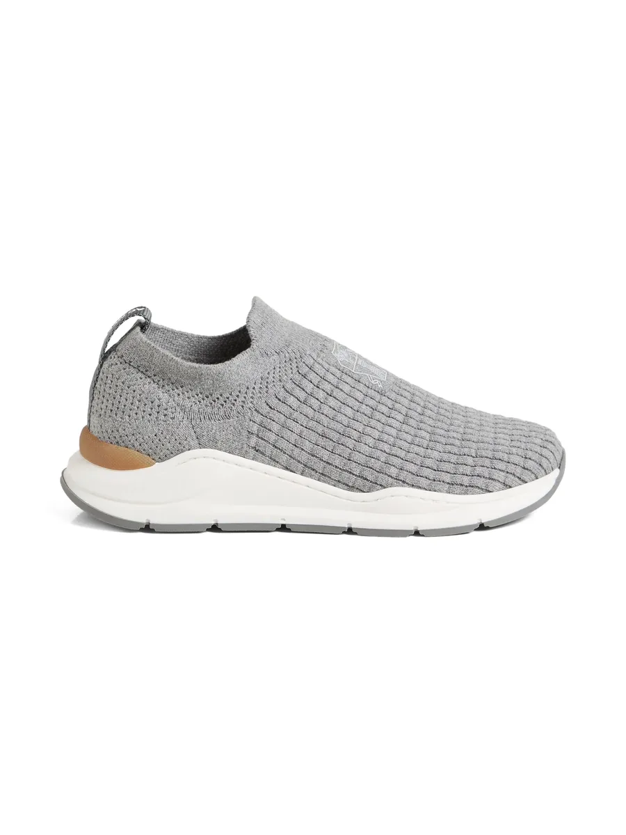 front-detail slip-on sneakers 4