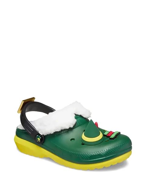 Elf hat-embellishment clogs