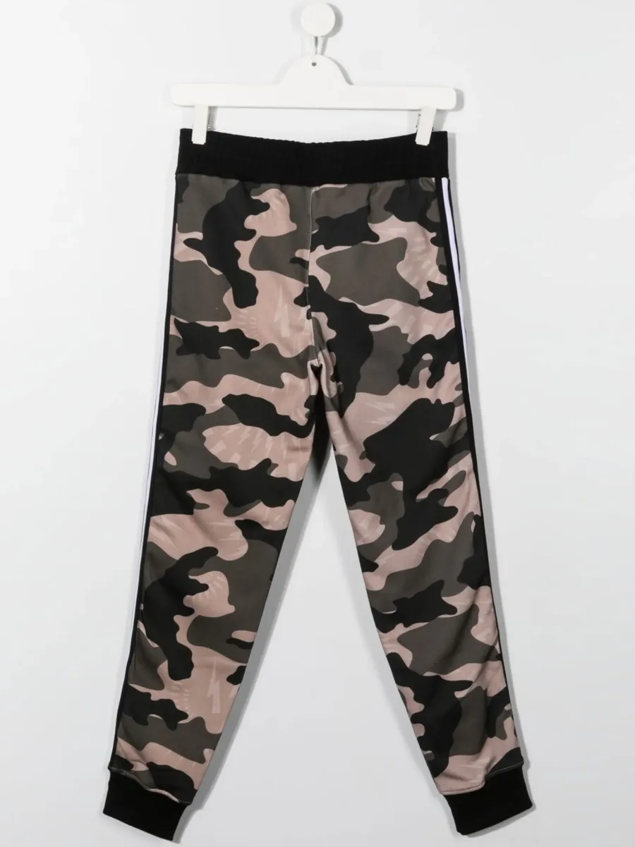 TEEN camouflage-print cotton trousers 4