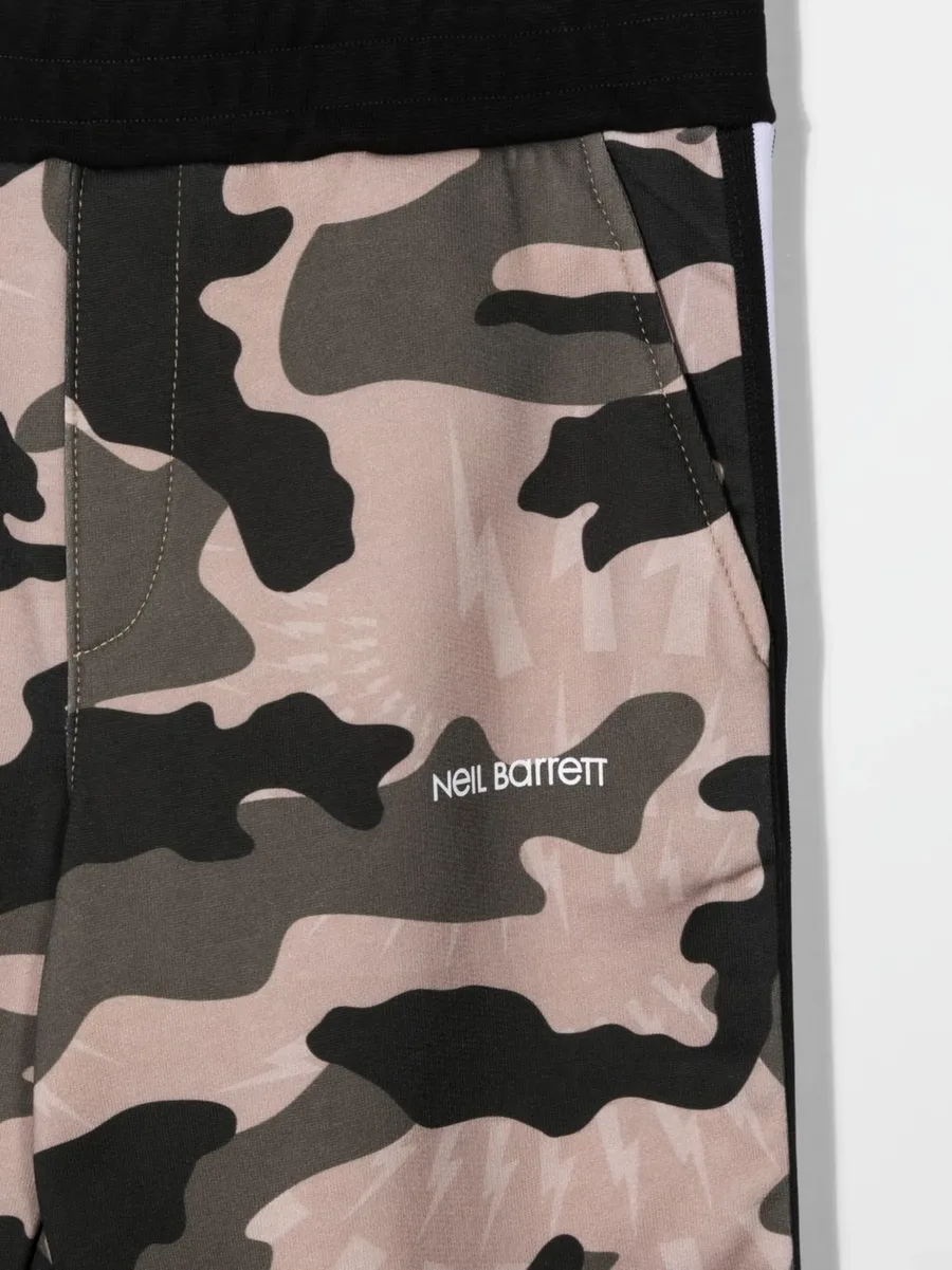 TEEN camouflage-print cotton trousers 6