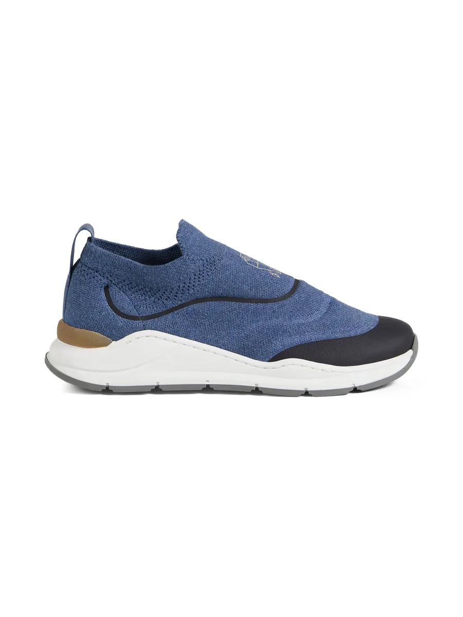 logo-print slip-on sneakers 3