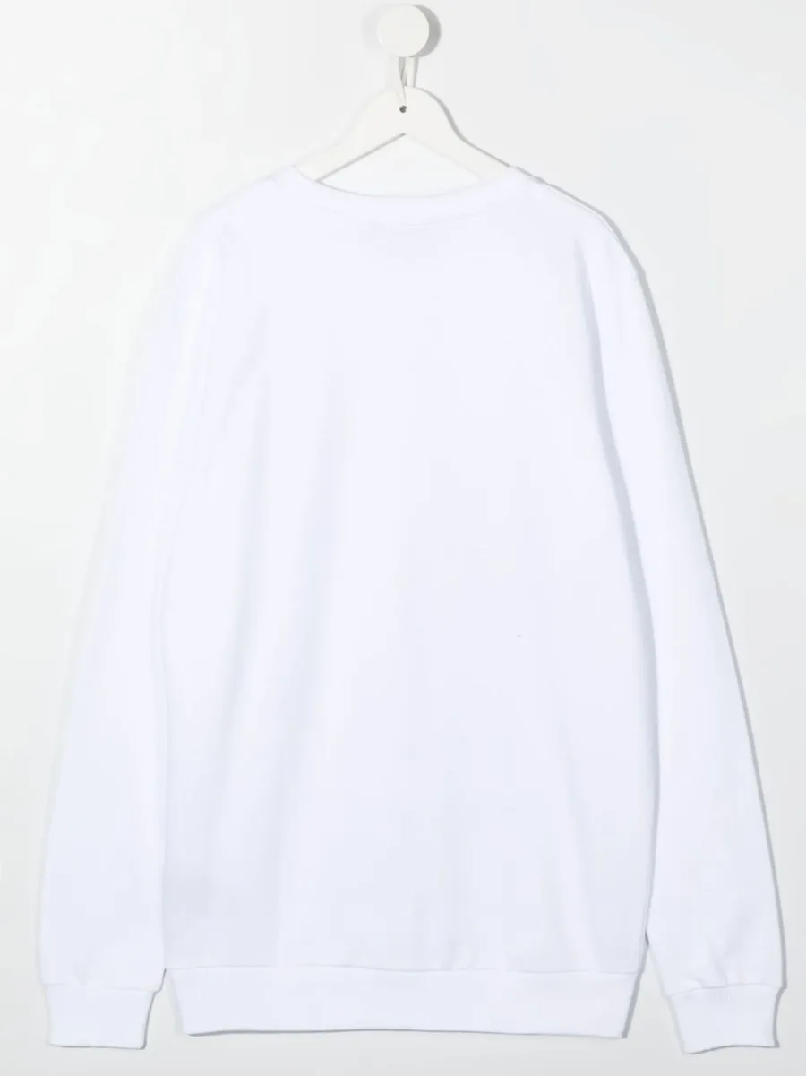 TEEN logo-print crew neck sweatshirt 4