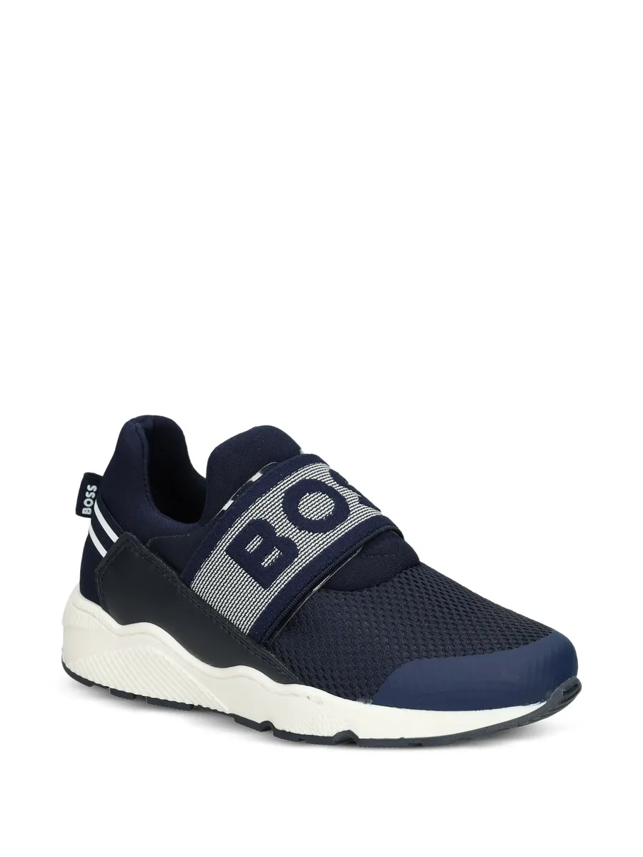 logo-strap sneakers 1