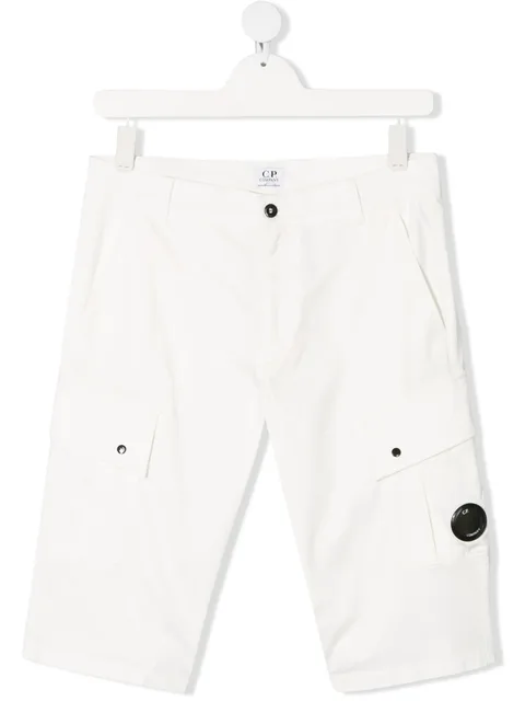 TEEN lens-detail cargo shorts