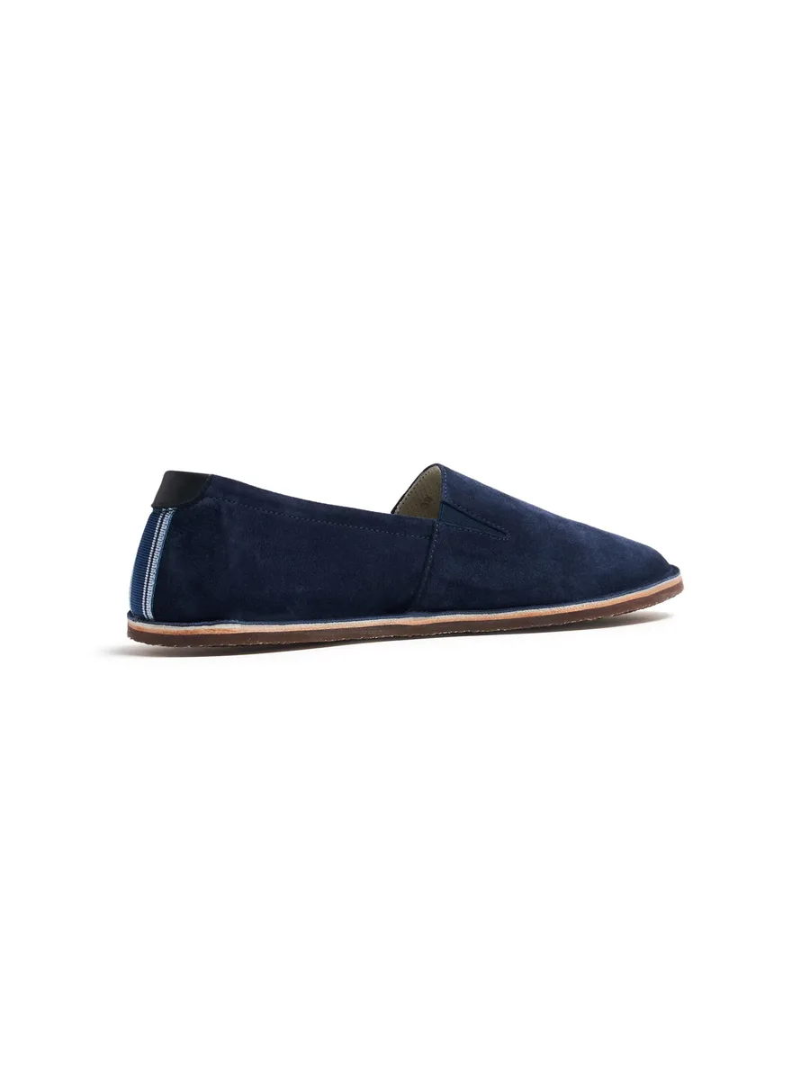 stripe-detail suede loafers 4