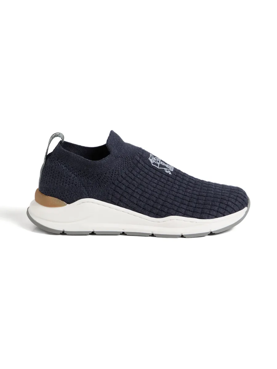 logo-detail slip-on sneakers 4