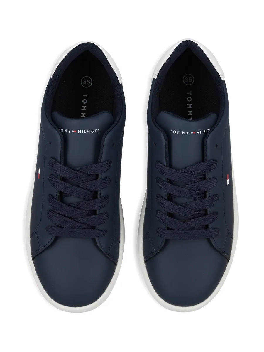 embroidered-logo sneakers 8