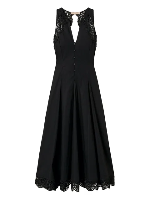 long poplin dress