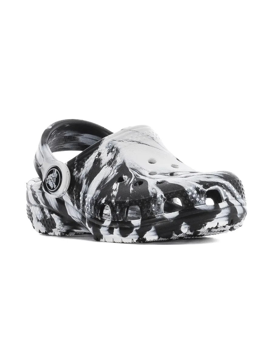Classic Marbled Clog TD "Black" clogs 2