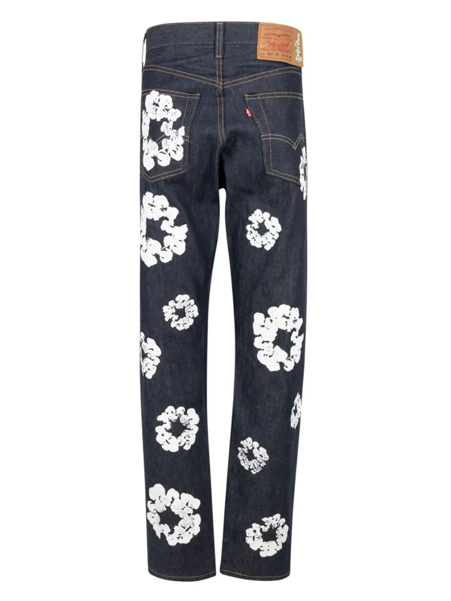 джинсы Selvedge с принтом Wreath из коллаборации с Levi's 6