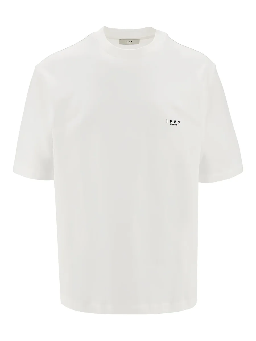 logo-embroidered T-shirt 2