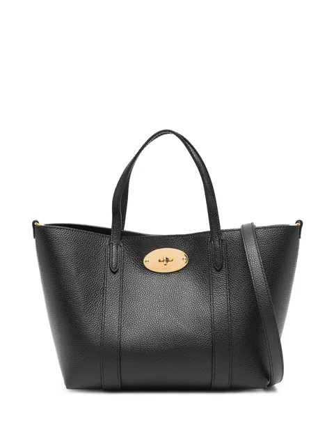 маленькая сумка-тоут Bayswater из зернистой кожи
