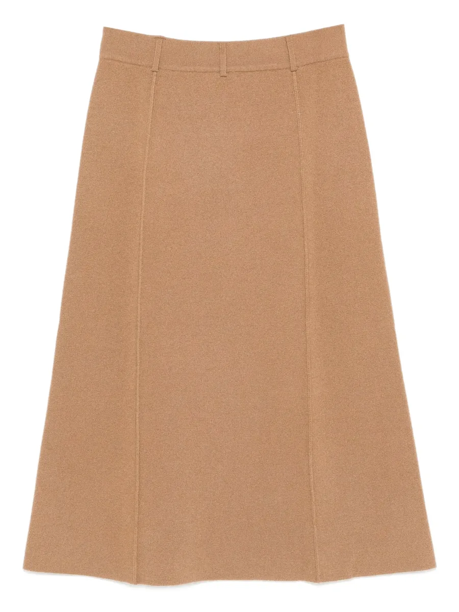 Ruthie seam-detail midi skirt 4