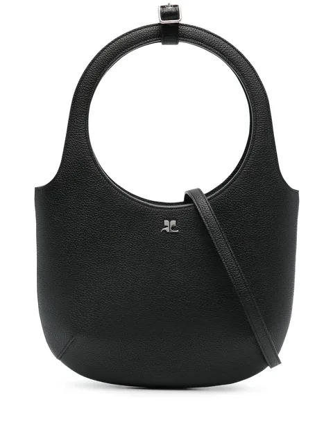 Holy leather tote bag
