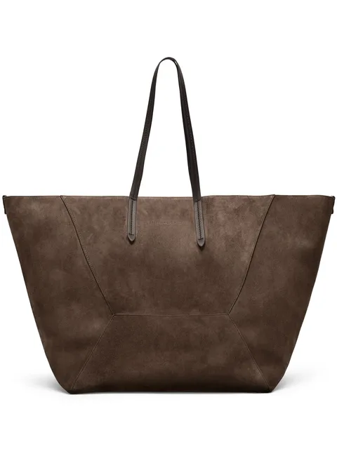 large BC Duo suede tote bag