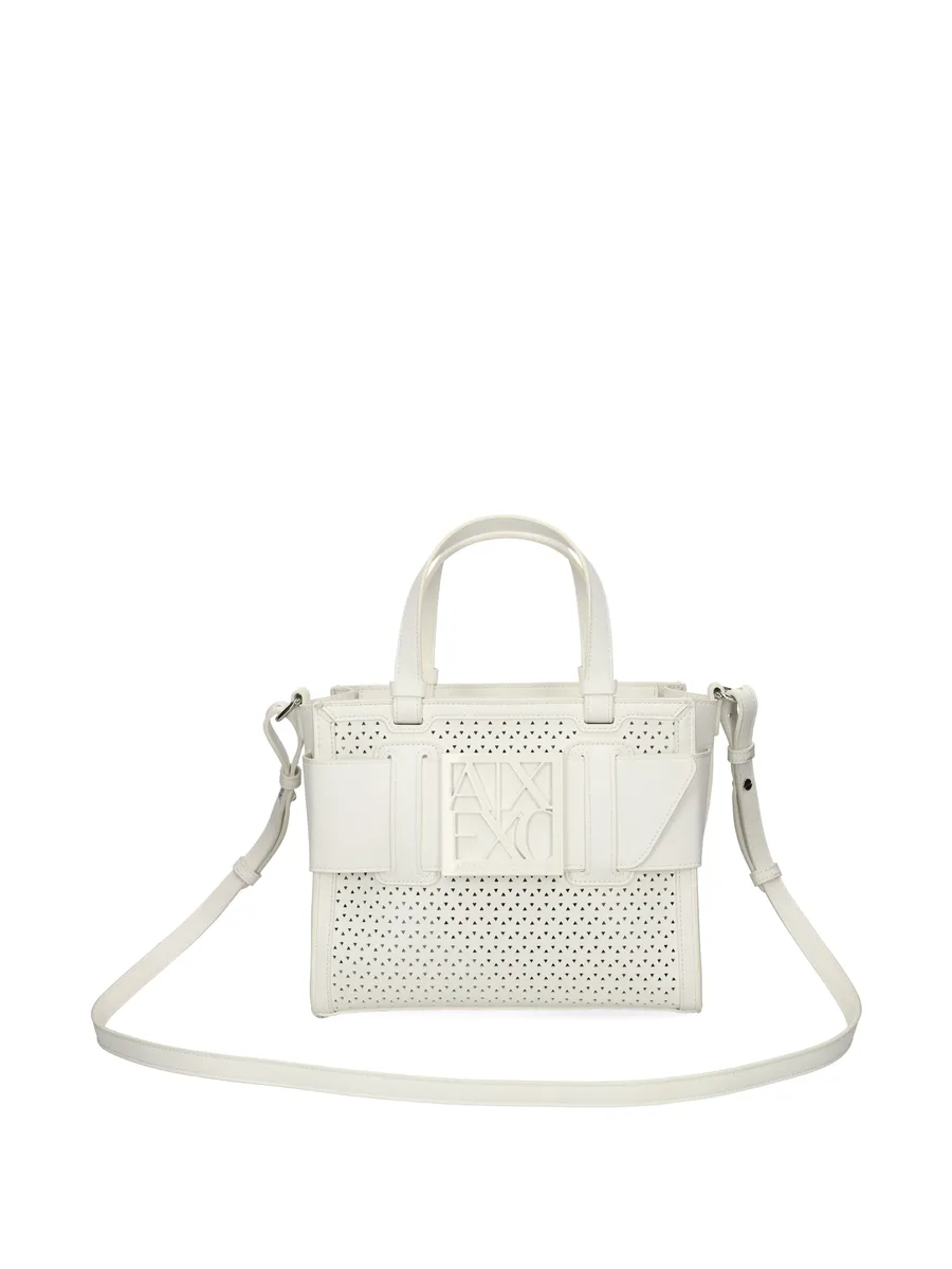 cut-out logo-detail tote bag 11