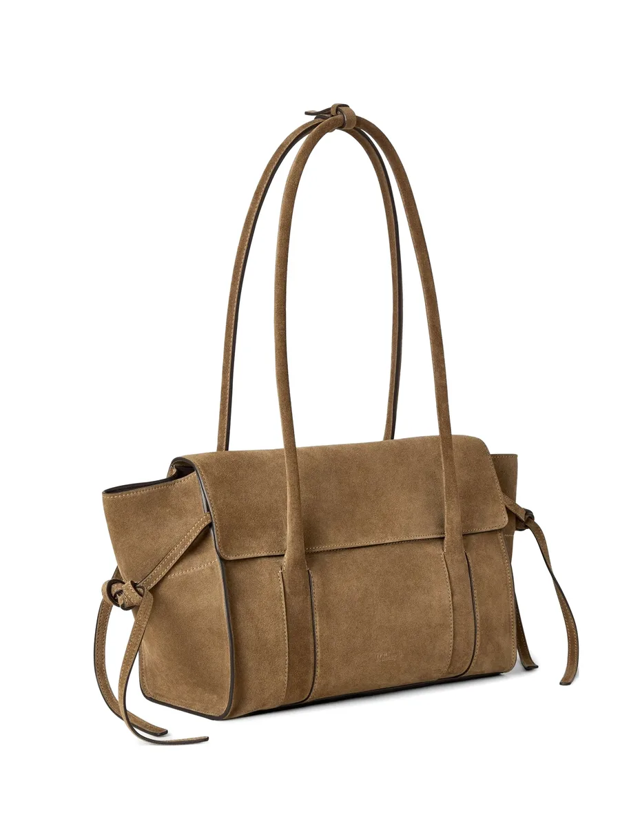 small Soft Bayswater suede shoulder bag 7