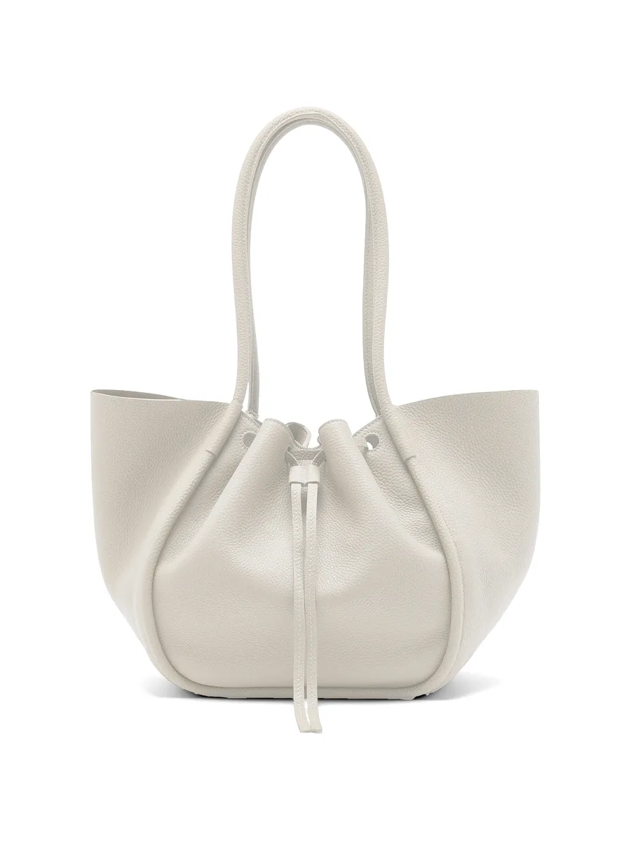 large Ruched tote bag 4