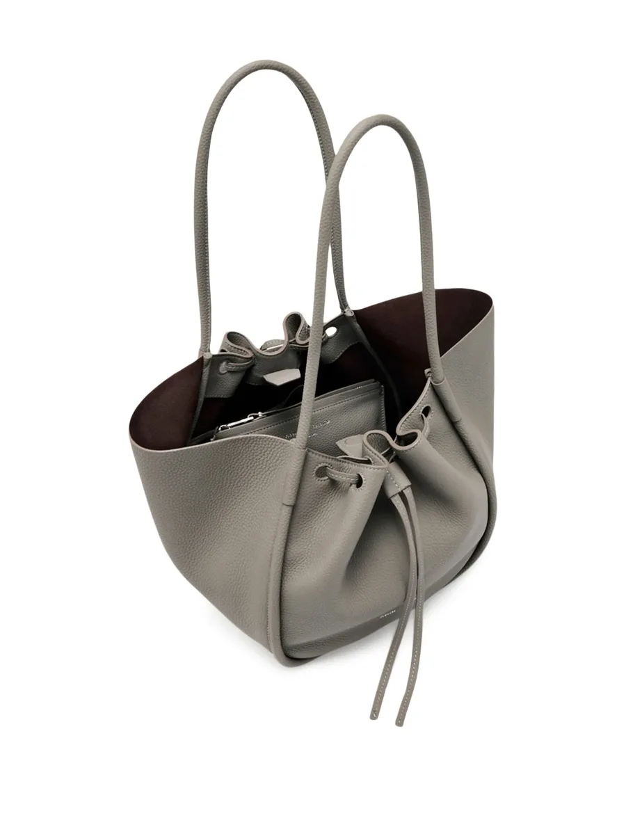 large Ruched tote bag 12