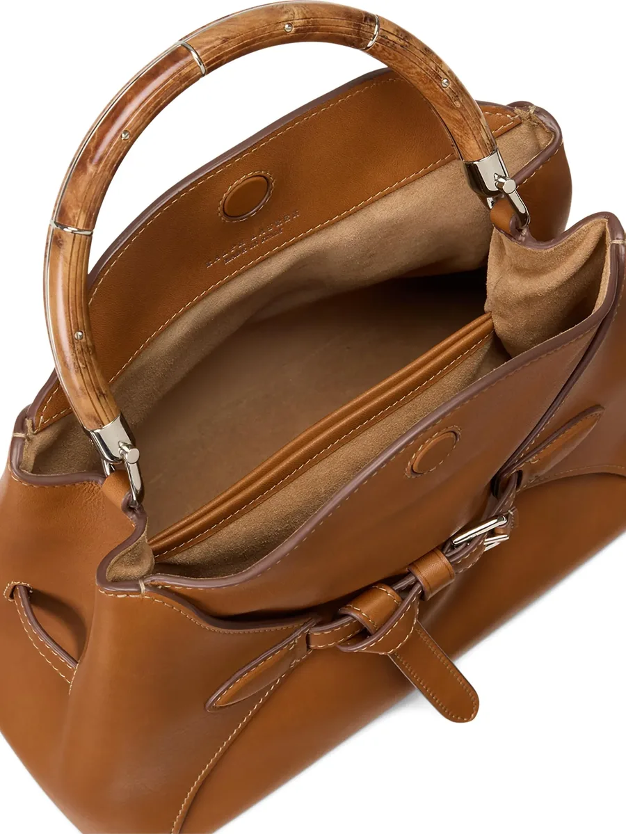 medium bamboo-handle tote bag 8