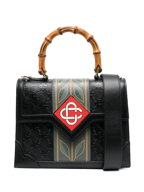 Jeanne logo-patch tote bag