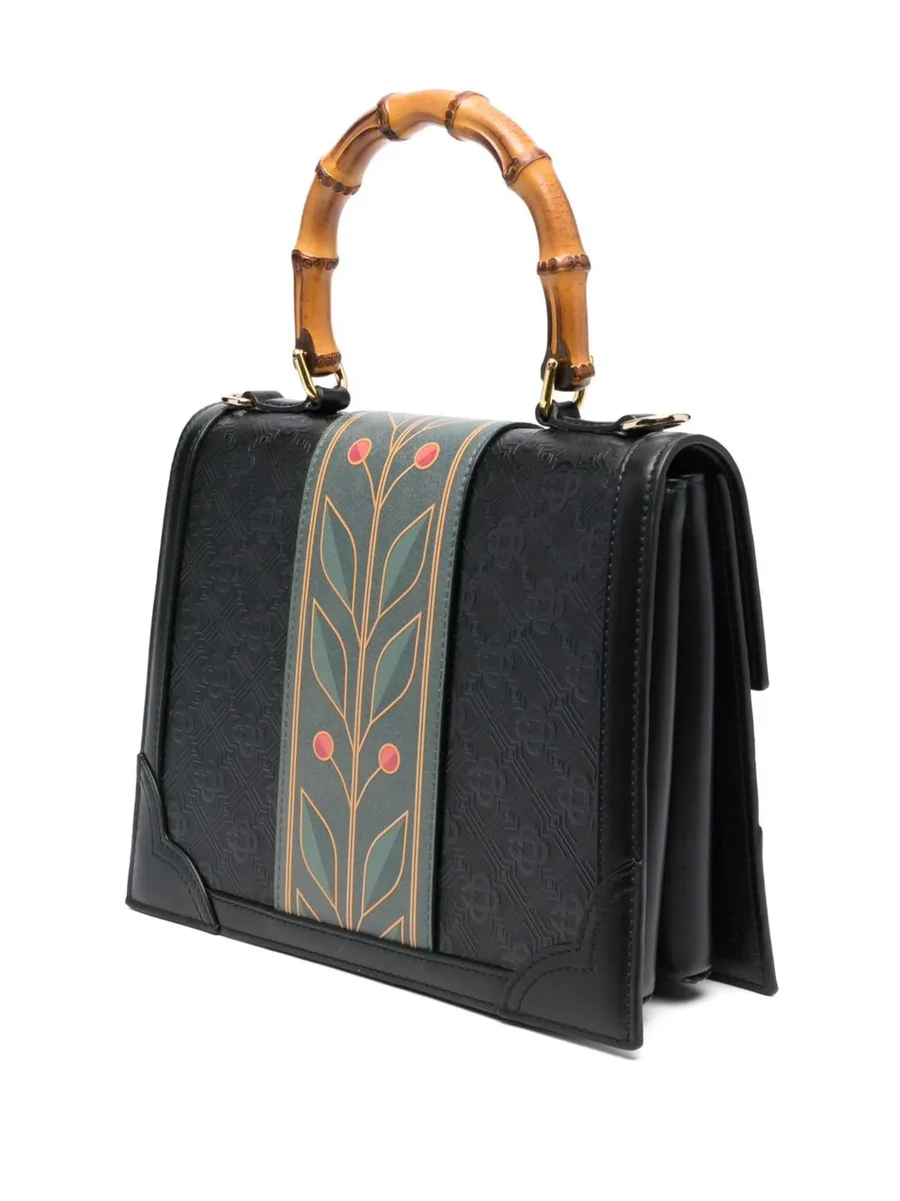 Jeanne logo-patch tote bag 6