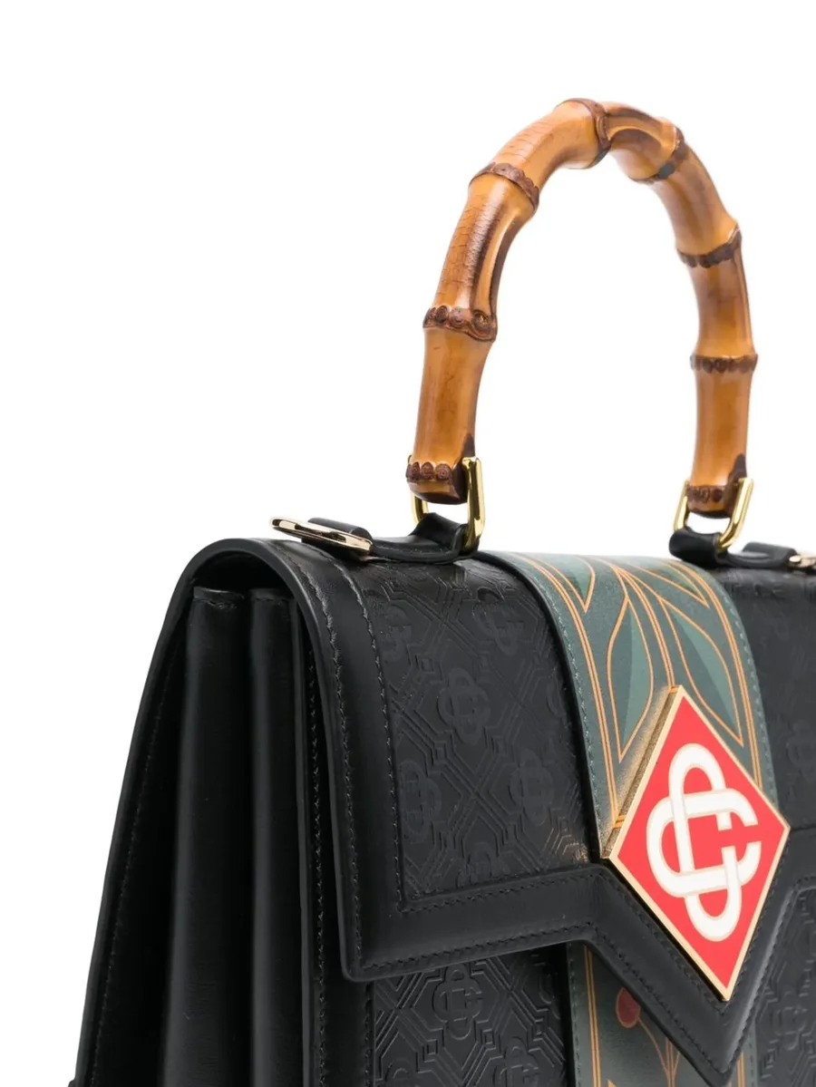 Jeanne logo-patch tote bag 8