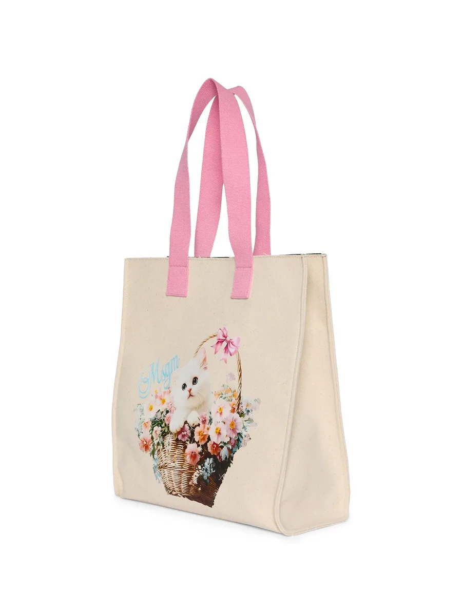 floral-print tote bag 8