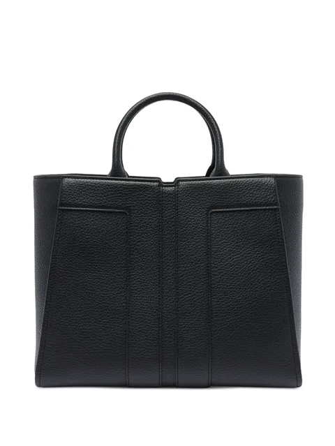 faux-leather tote bag