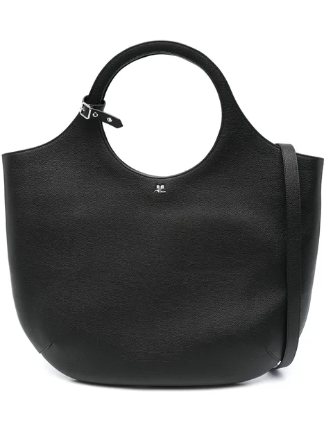 large Holy leather tote bag