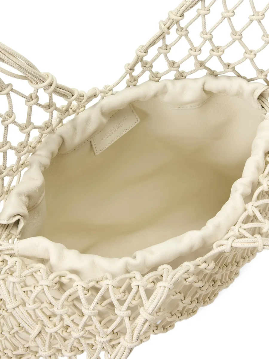 macramé tassel tote bag 5