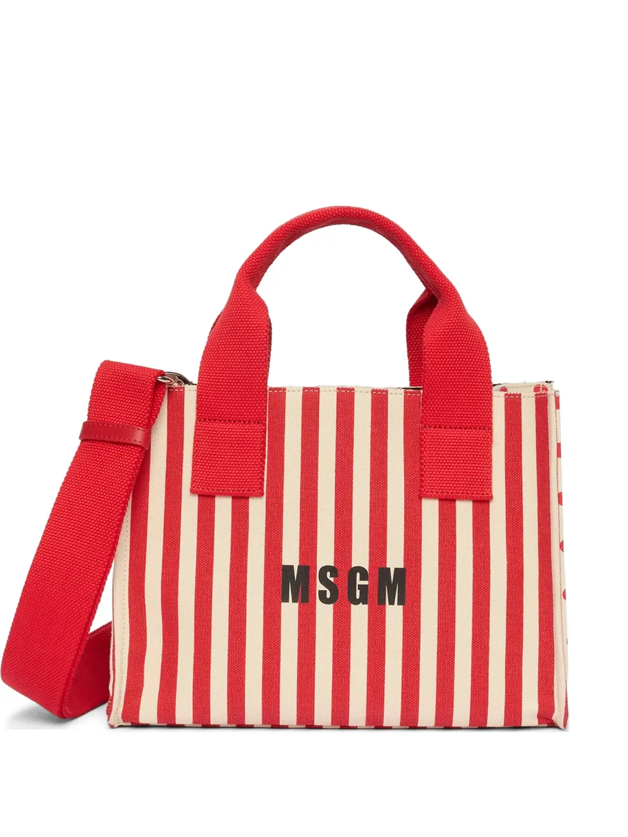 striped tote bag 1