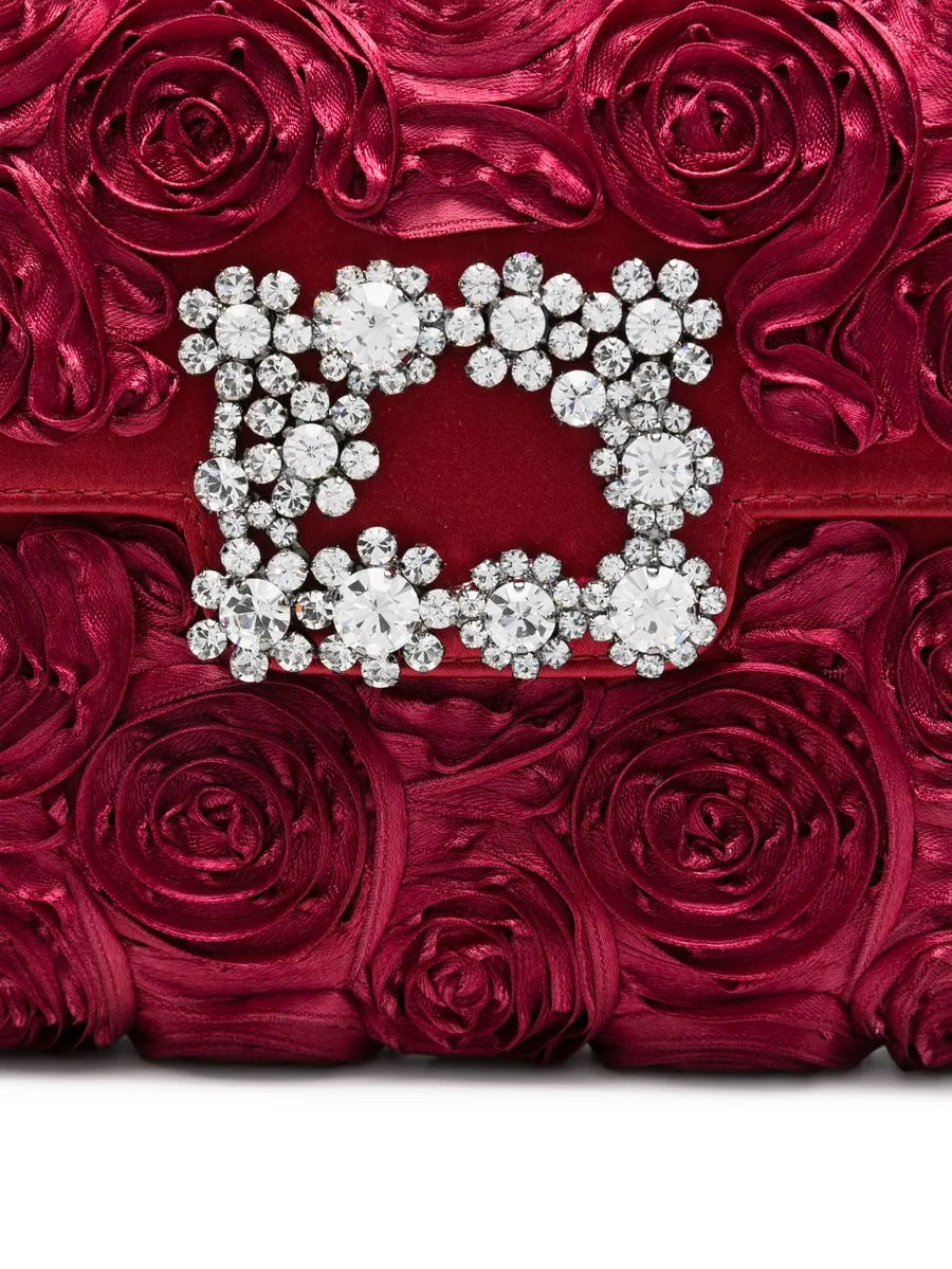 rose-embellishment tote bag 5