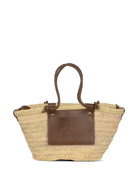 Campania top-handle tote bag