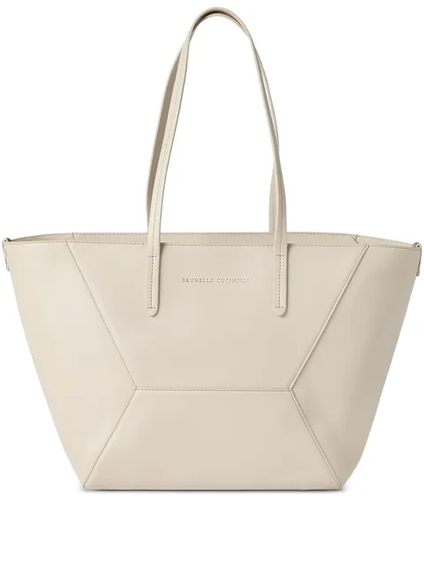small BC Duo leather tote bag