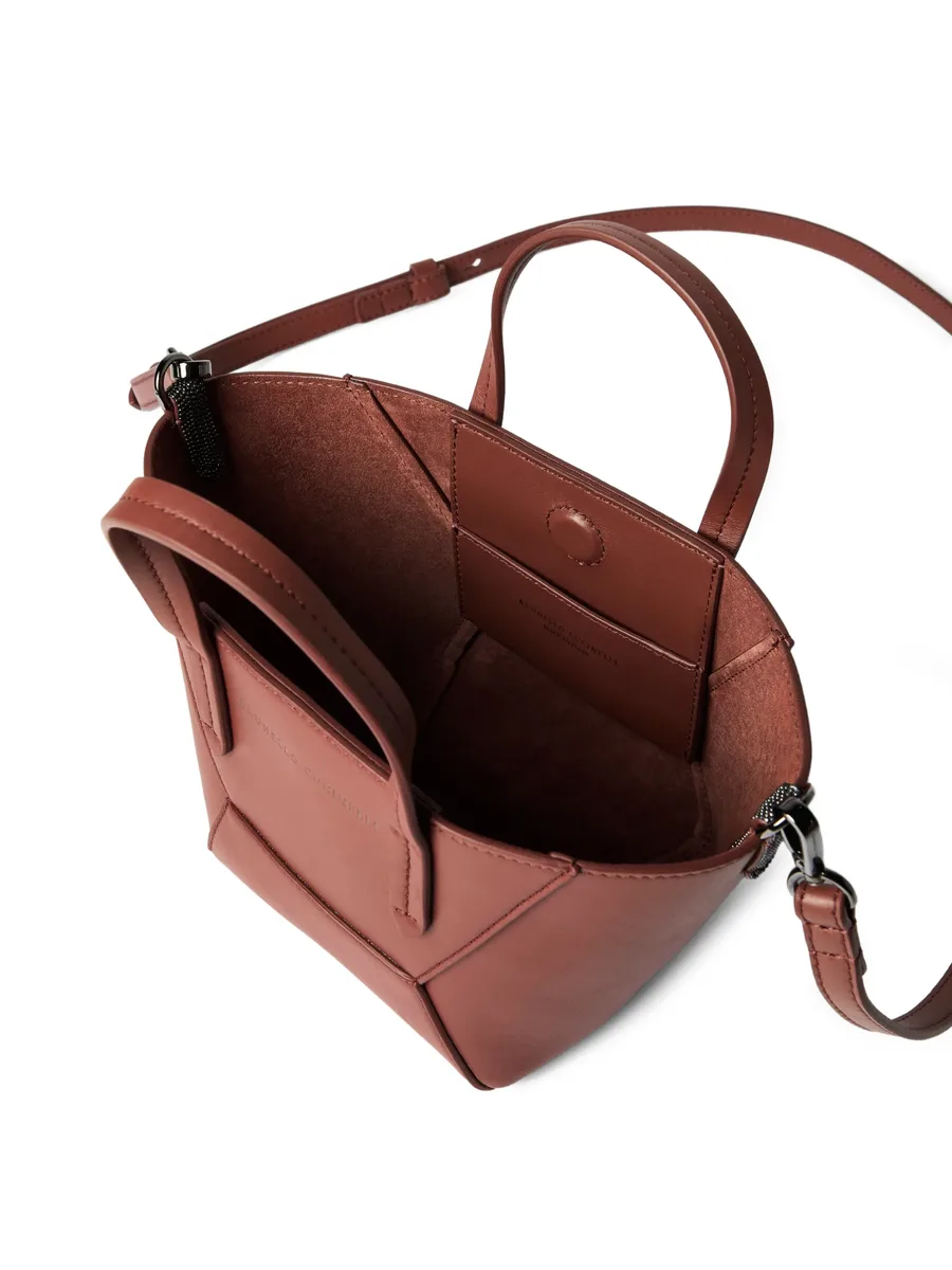 mini BC Duo leather tote bag 7