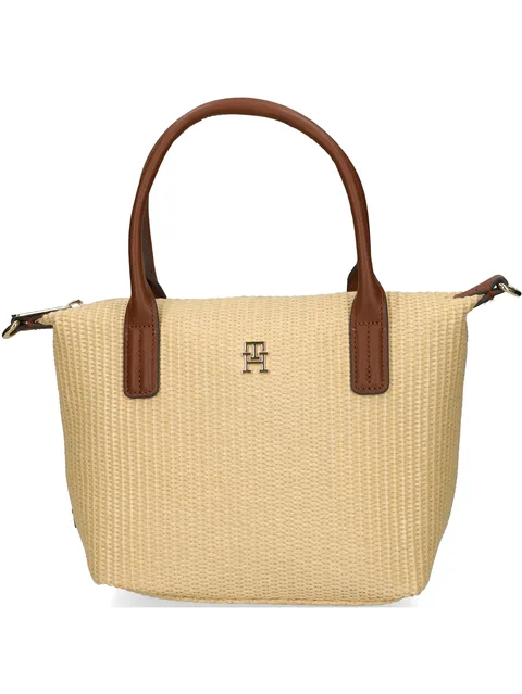 woven top-handle tote bag