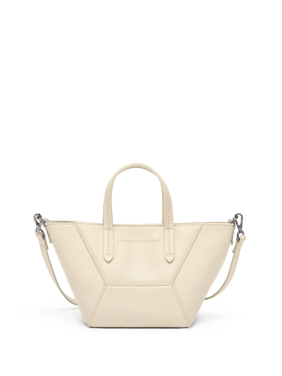 mini BC Duo leather tote bag 1