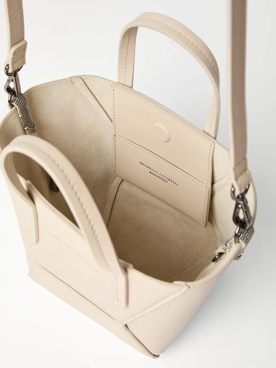 mini BC Duo leather tote bag 3