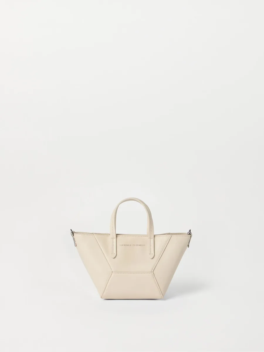 mini BC Duo leather tote bag 5
